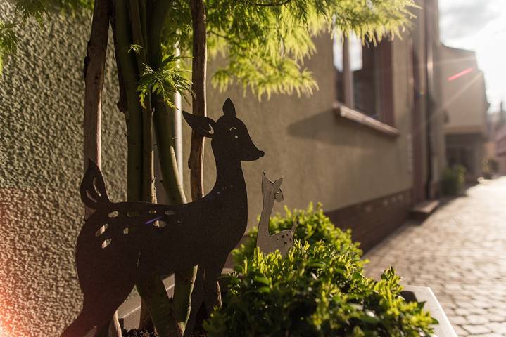 Ganze Ferienwohnung, Schlafplätzle - Doppelzimmer Ost mit WLAN in ruhiger Altstadtlage in Karlstadt, Fränkisches Weinland