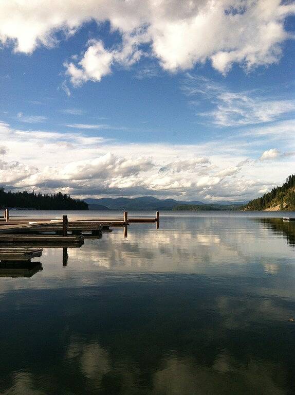 Cavenaugh Bay, East Shore Familie weg in Kaniksu Nationalwald