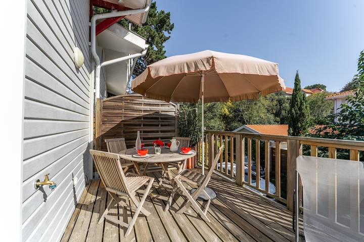 Location de vacances pour 6 personnes, avec Terrasse dans Le Moulleau
