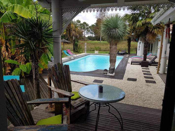 Maison d’hôte pour 2 personnes, avec piscine ainsi que jacuzzi et jardin à Gujan-Mestras - 4