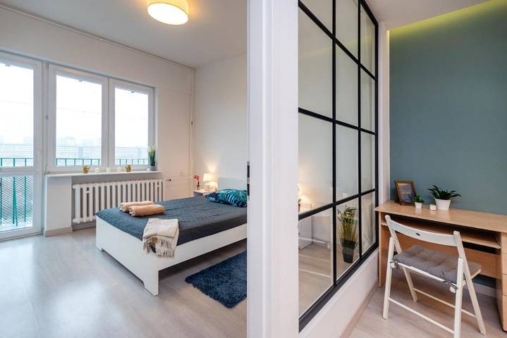 Apartament wakacyjny dla 5 osób, z balkon i widok, zwierzęta dozwolone w Przymorze