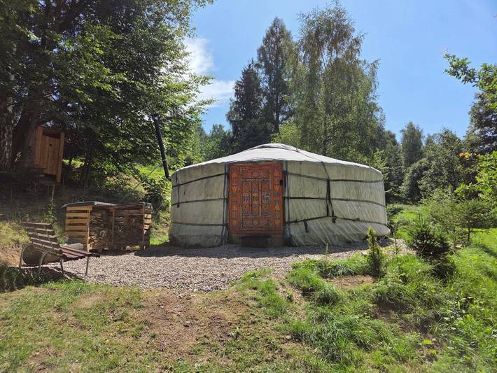 Camping für 3 Personen, mit Garten und Ausblick in der Böhmische Schweiz - 2