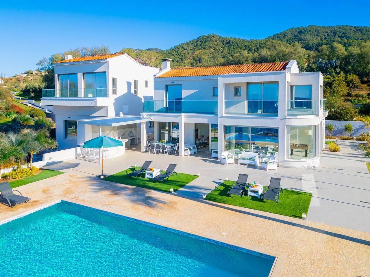 Villa für 10 Personen mit Terrasse in Südzypern