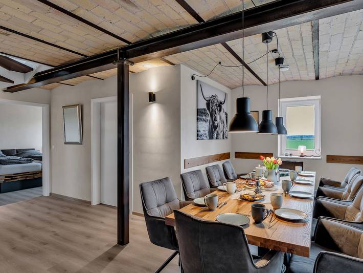 Ferienwohnung für 10 Personen, mit Terrasse und Garten sowie Sauna und Ausblick in Südtondern - 3