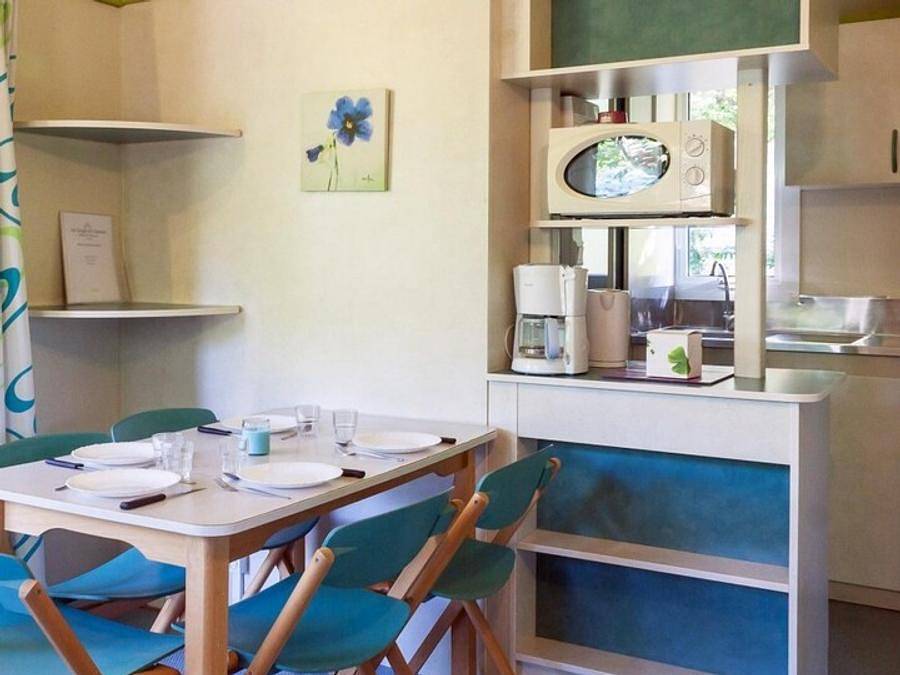 Camping Les Gorges Du Chambon - Ciela Village - Chalet 5 personen - Chalet Ciela Confort - 2 slaapkamers in Eymouthiers, Regionaal Natuurpark van de Perigord-Limousin