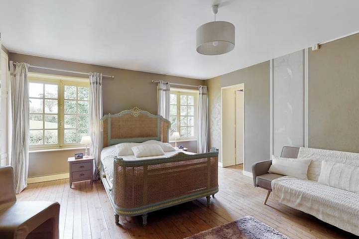 Gîte pour 25 personnes, avec balcon ainsi que jardin et sauna, animaux acceptés à Tamerville - 4