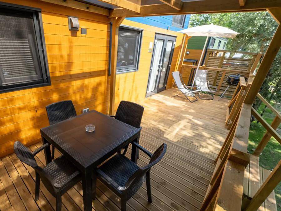 Sivinos Camping Boutique - Mobilheim 4 personen - Winziges Haus in Manerba del Garda, Gardasee-Berge