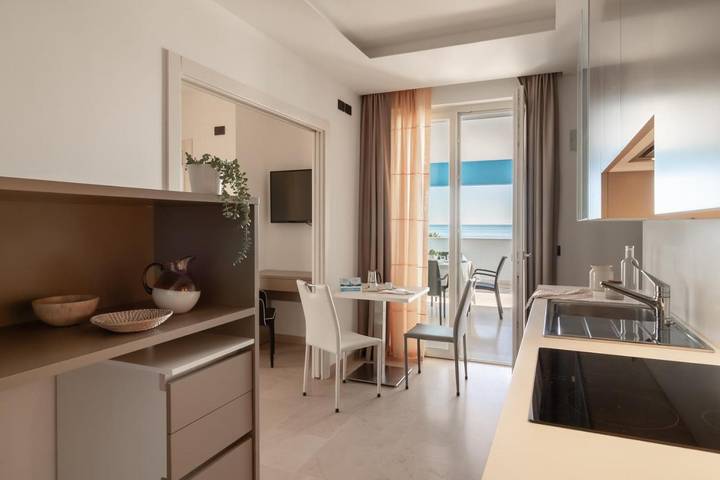 Appartamento per 2 persone, con Balcone e Terrazza nonché Panorama a Grottammare