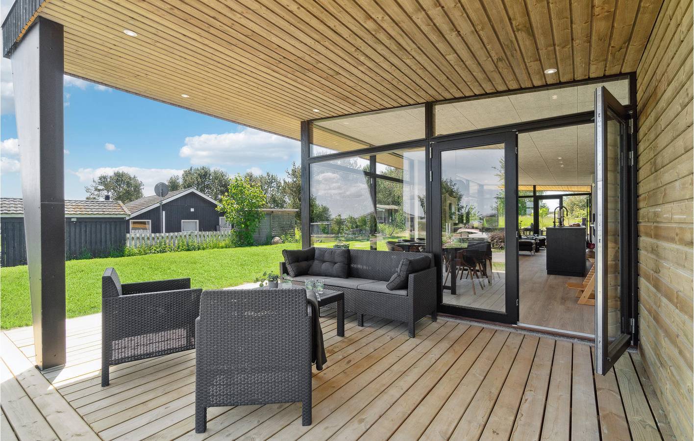 Vacation house for 6 people with yard in Skibby, Frederikssund Region