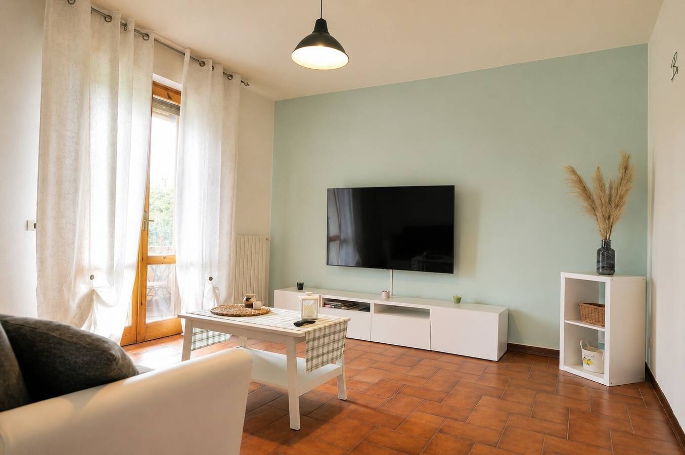 La Casa dei Pini – Terrasse mit Blick auf die Hügel in Peccioli, Pisa Provinz