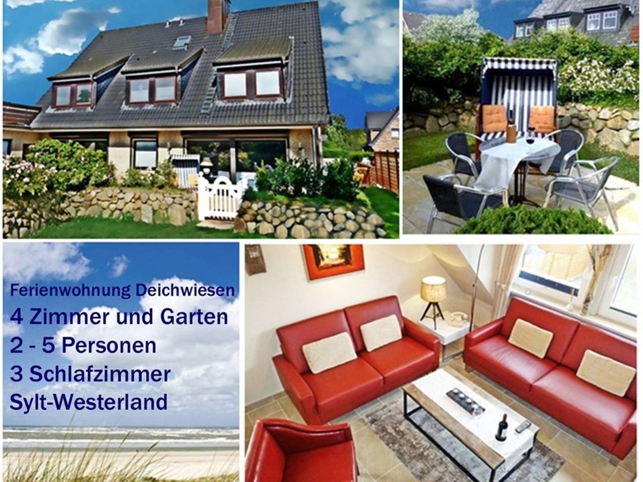 Ganze Wohnung, Fewo Deichwiese in Westerland, Sylt (Gemeinde)