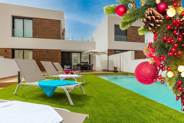 Chalet para 10 personas, con jardín y piscina - 1
