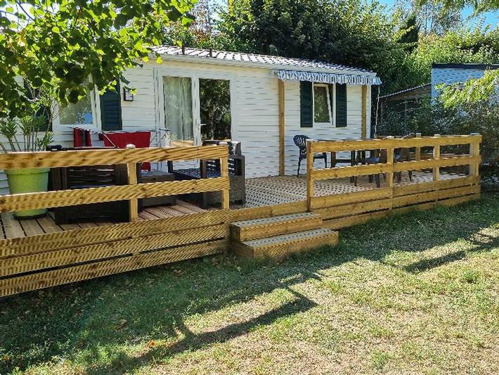 Camping Le Moulin Du Roy - Mobilheim 4 personen - Mobilheim Irm - 2 Zimmer - 4 pers max. in Revel, Lauragais