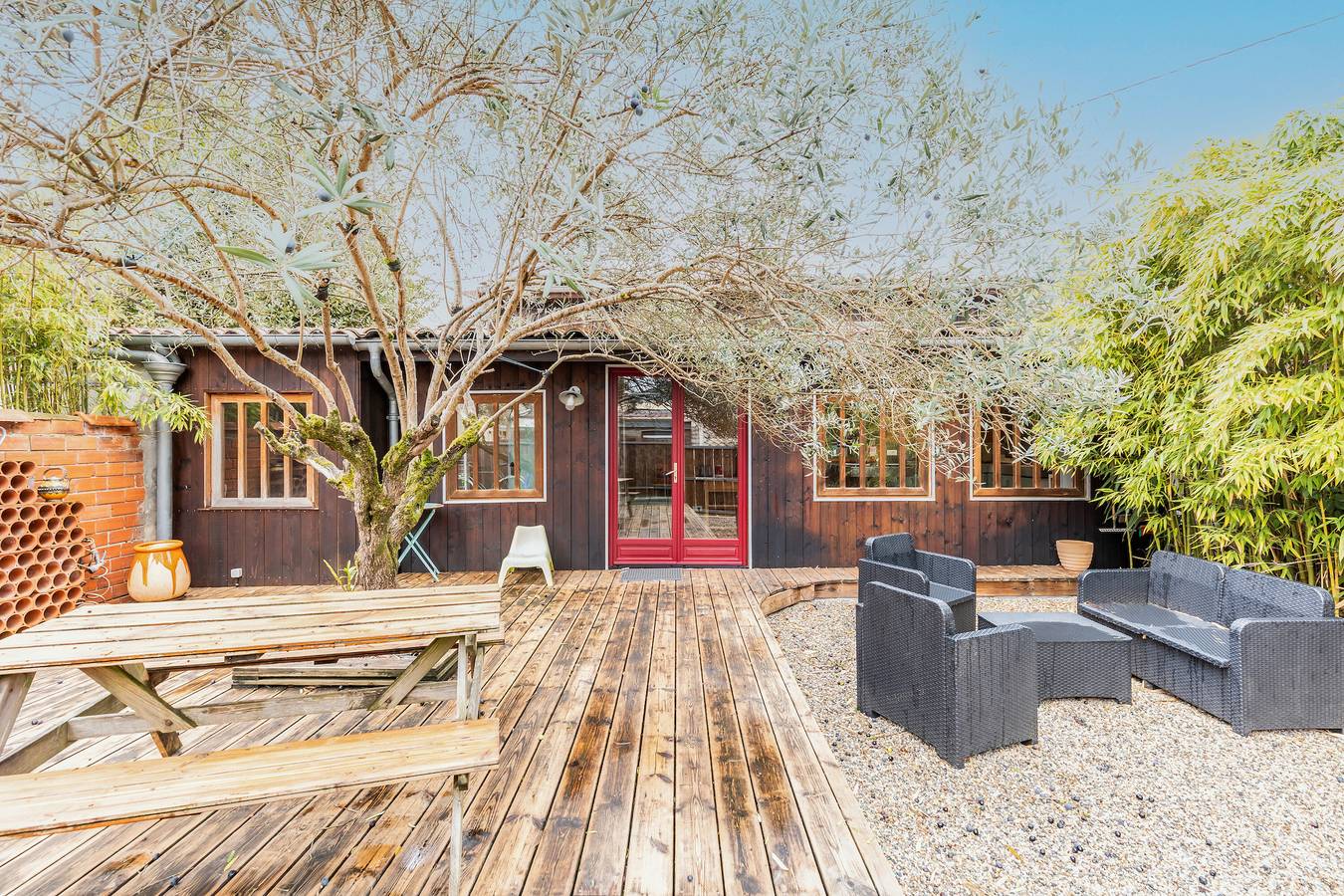 Villa 'La Cabane D'Ana' met Privéterras, Privétuin en Wi-Fi in Bordeaux, Bordeaux en omgeving