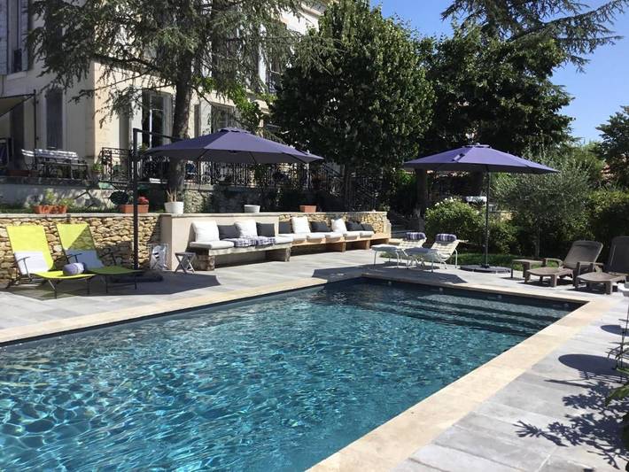 Location de vacances pour 4 personnes, avec vue ainsi que piscine et jardin à Forcalquier - 2