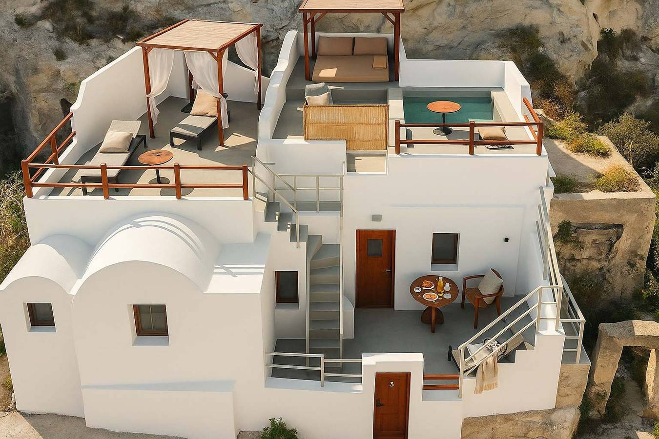 Ολόκληρο το διαμέρισμα, Santorini Luxury Suite w  Rooftop Hottub   Seaview in Ακρωτήρι, Σαντορίνη