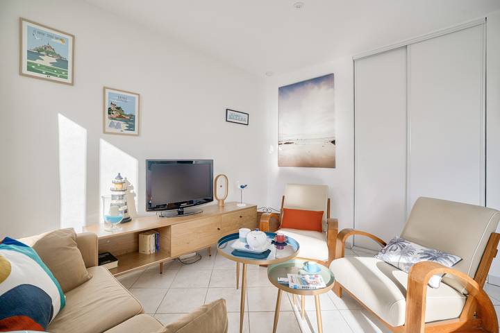 Location de vacances pour 3 personnes, avec balcon dans Plage de l'Ecluse