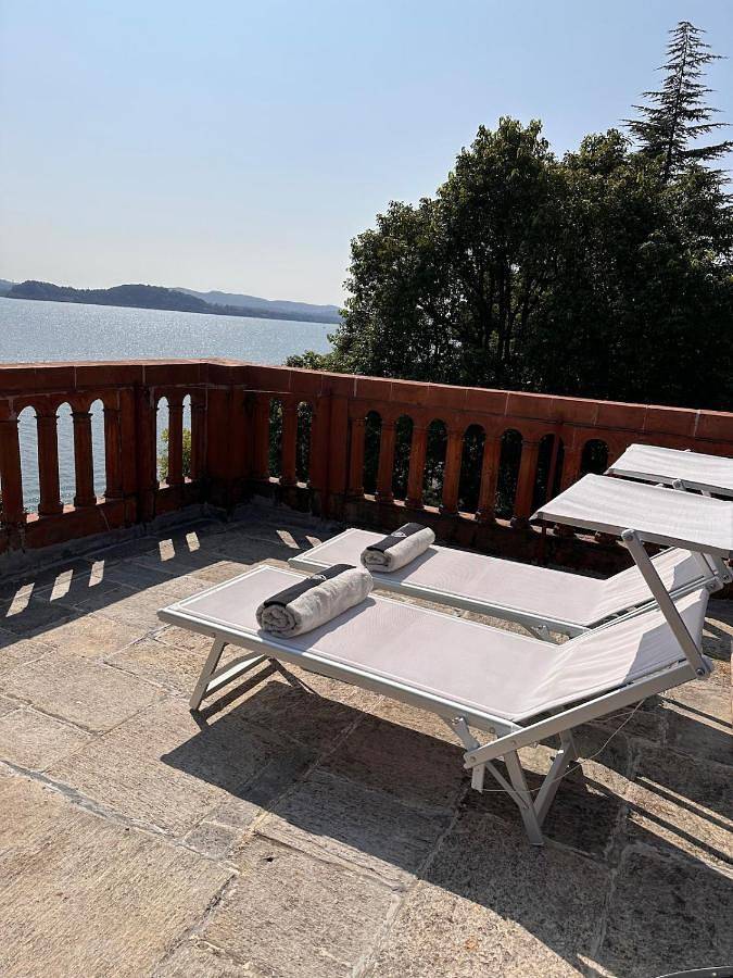 Ferienwohnung für 4 Personen, mit Garten und Ausblick sowie Seeblick