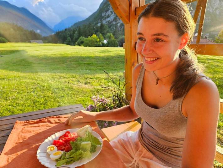 Gîte pour 6 personnes, avec vue et jardin, adapté aux familles dans Mojstrana - 3