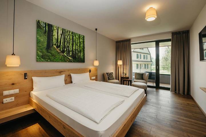 Hotel, mit Balkon und Terrasse sowie Garten und Sauna in Kißlegg - 2