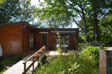 Chalet pour 4 personnes, avec jardin et bassin pour enfant, adapté aux familles en Charente-Maritime