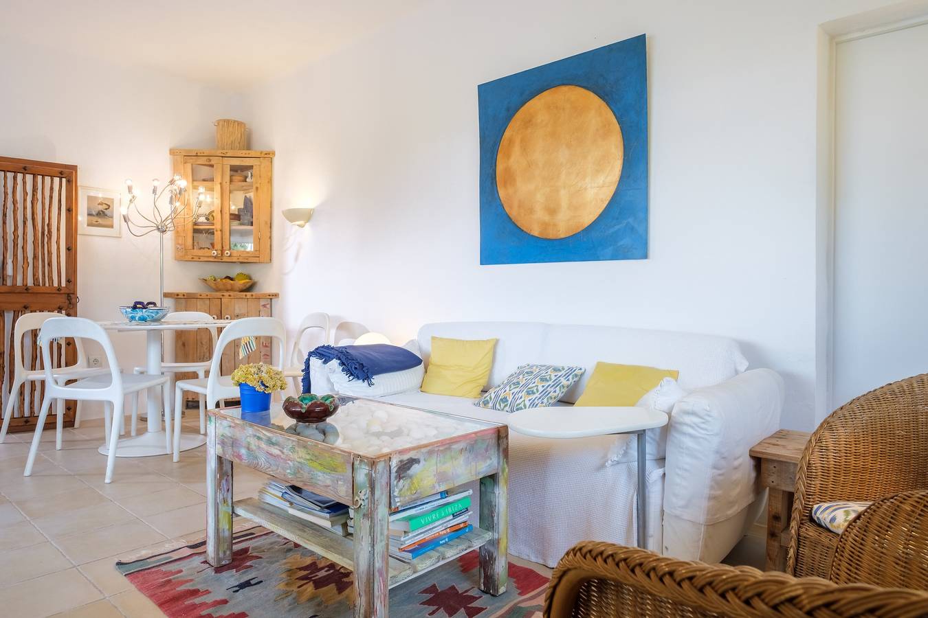 Vakantiehuis met airco, zeezicht, op 100m van Cala Vadella strand, Wi-Fi & parkeren, foto 13