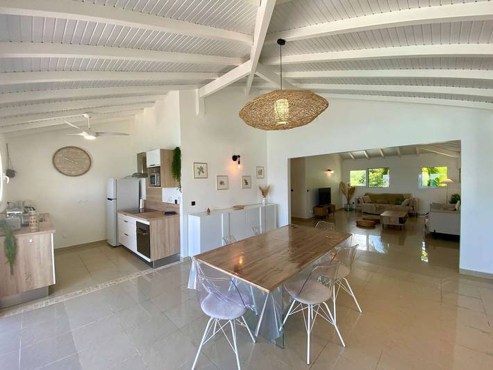 Gîte pour 6 personnes, avec terrasse à Le Diamant - 4