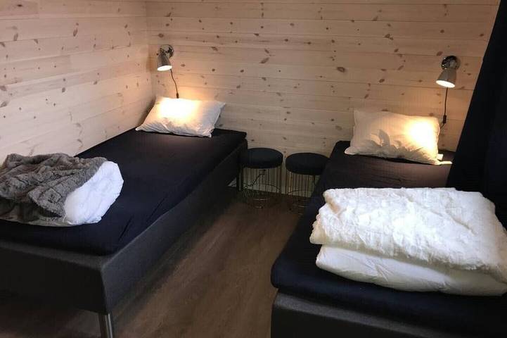 Blockhütte für 4 Personen, mit Balkon und Garten auf den Lofoten - 3