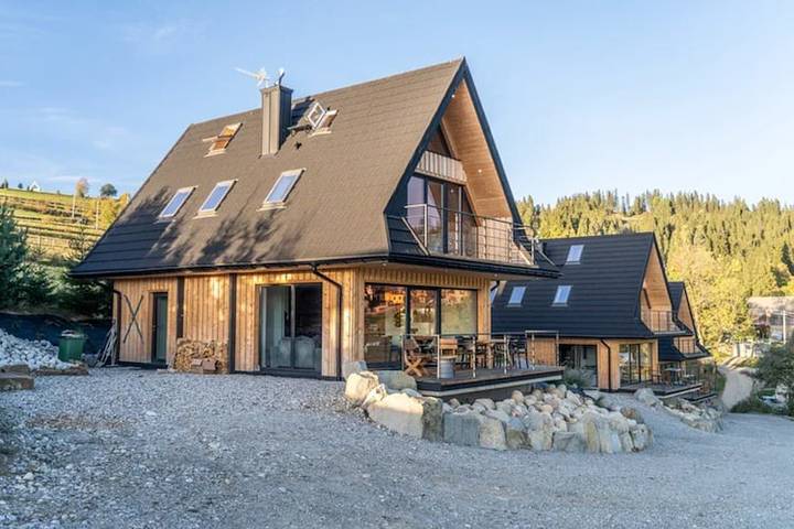 Dom dla 8 osób, z balkon i sauna, Dla rodziny w Tatry