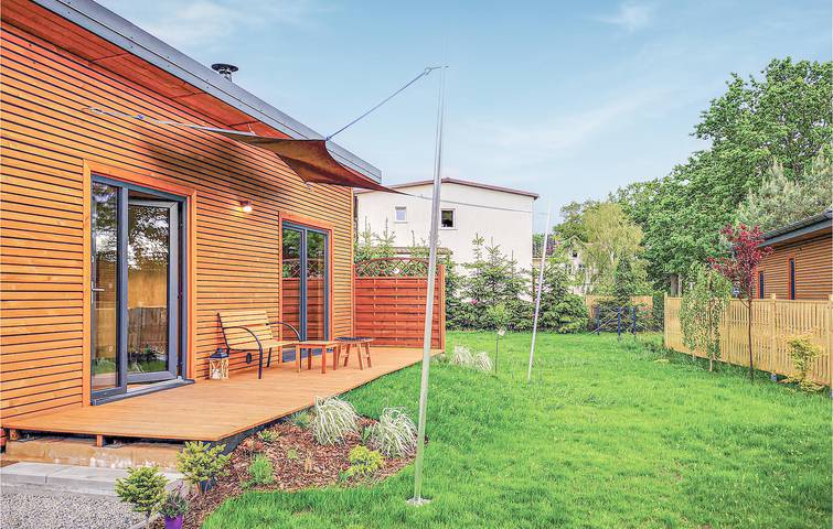 Ferienhaus für 4 Personen mit Terrasse in Nowe Warpno, Stettiner Haff