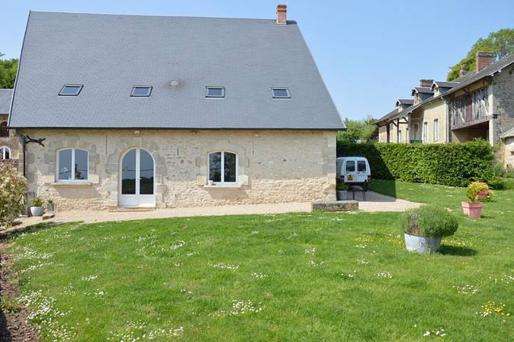 Gîte pour 10 personnes, avec terrasse ainsi que vue sur le lac et jardin, animaux acceptés dans Parc naturel régional du Vexin Français - 3