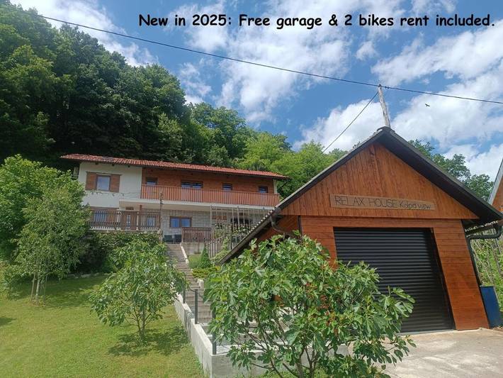 Ferienhaus für 6 Personen, mit Garten und Ausblick, mit Haustier