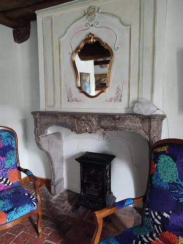 Chambre d’hôte pour 2 personnes, avec balcon ainsi que vue et jardin dans Château de Châteauneuf