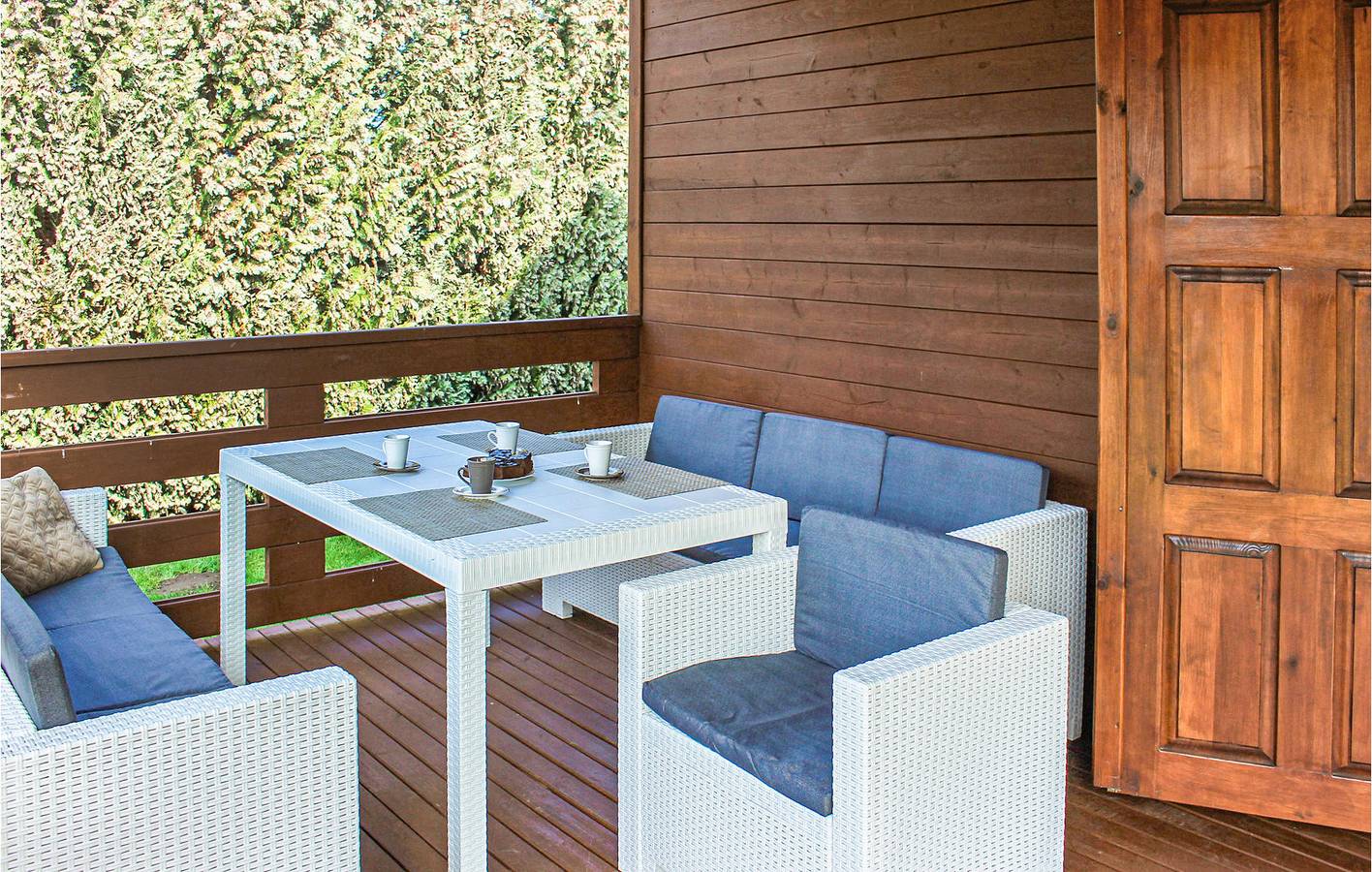 Dom dla 6 osób z taras in Zalew Szczeciński