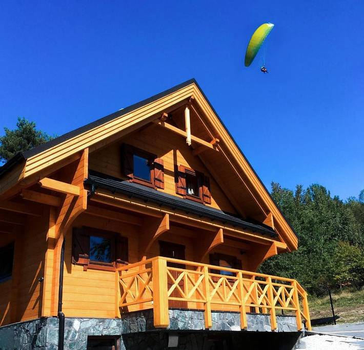 Dom wakacyjny dla 11 osób, z ogród i widok na jezioro oraz widok i sauna, zwierzęta dozwolone w Międzybrodzie Żywieckie