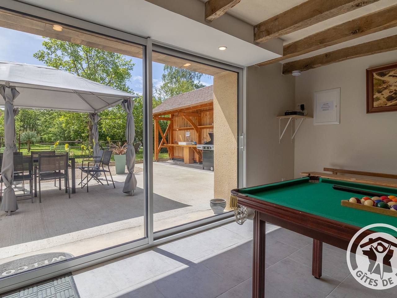 Gîte de groupe avec salle de jeux, jardin 4000m², proche forêt de Chandelais et Zoo de la Flèche in Bocé, Vallée de la Loire
