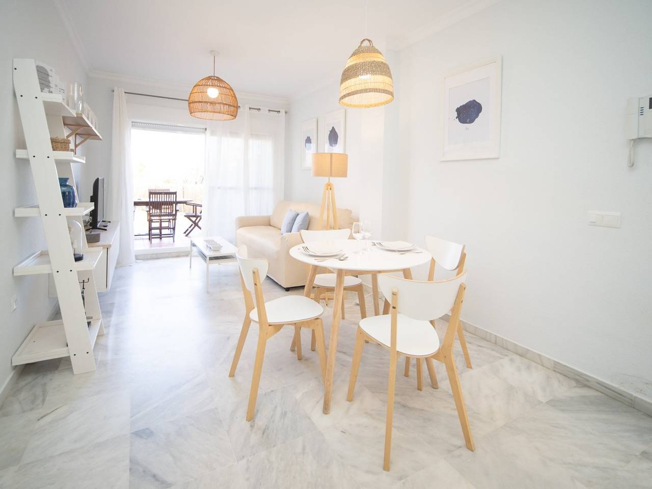 Ganze Ferienwohnung, Ferienwohnung für 4 Personen mit Terrasse in Sanlúcar de Barrameda, Costa de la Luz