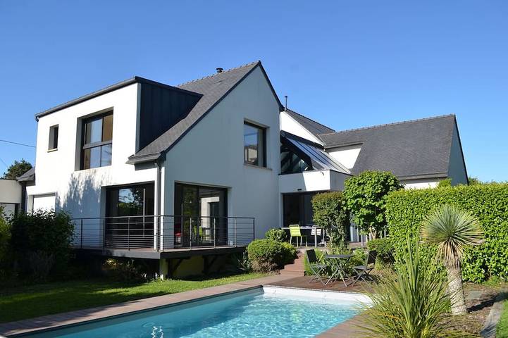 Maison de vacances pour 12 personnes, avec balcon et jardin à Erdeven