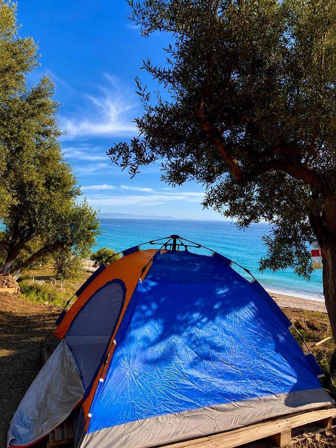 Blue Camping in Borsh, Vlorë in Albanien