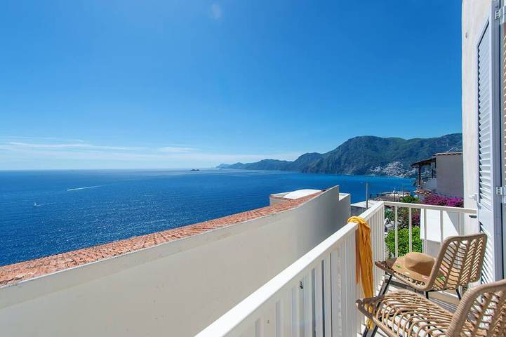 Ferienhaus für 4 Personen, mit Garten und Balkon in Praiano