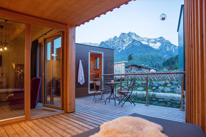 Ferienhaus für 5 Personen, mit Ausblick und Seeblick sowie Sauna und Garten, mit Haustier in Tirol - 2