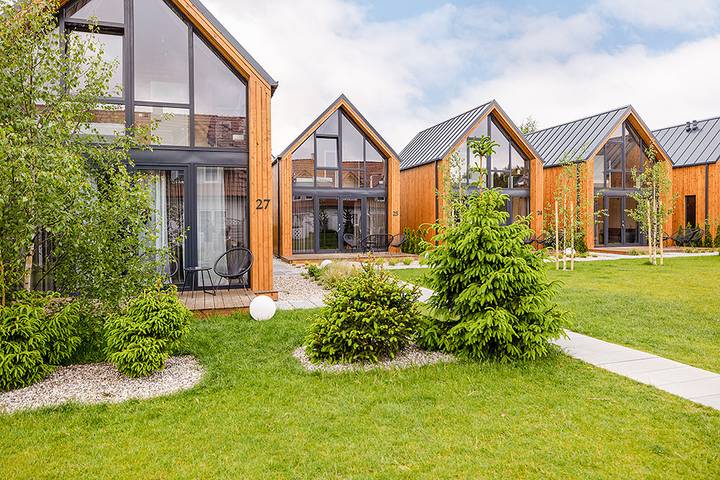 Strandhaus für 6 Personen, mit Sauna und Garten, mit Haustier in Polen