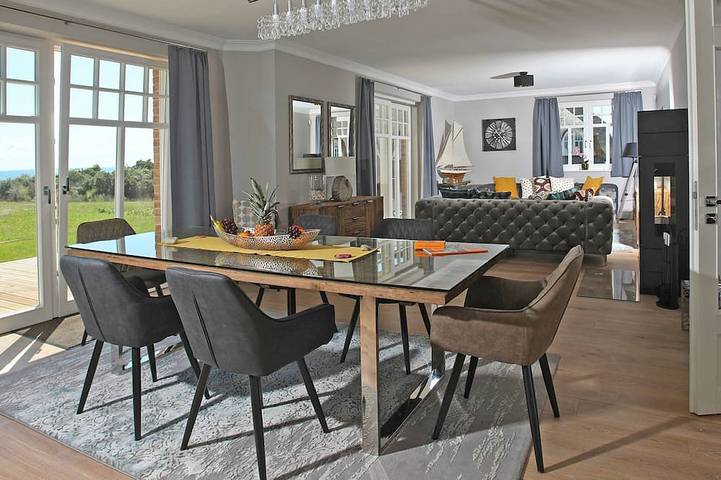 Luxus-Ferienhaus für 6 Personen, mit Terrasse und Sauna sowie Garten