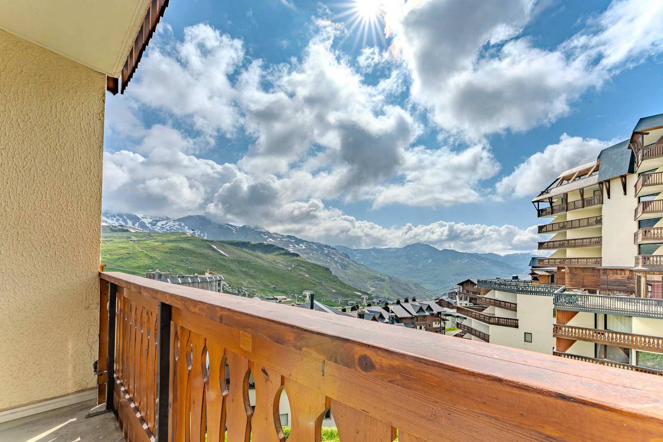 Geheel appartement, Vakantieappartement voor 4 personen met balkon/terras in Val Thorens, Les Trois Vallées