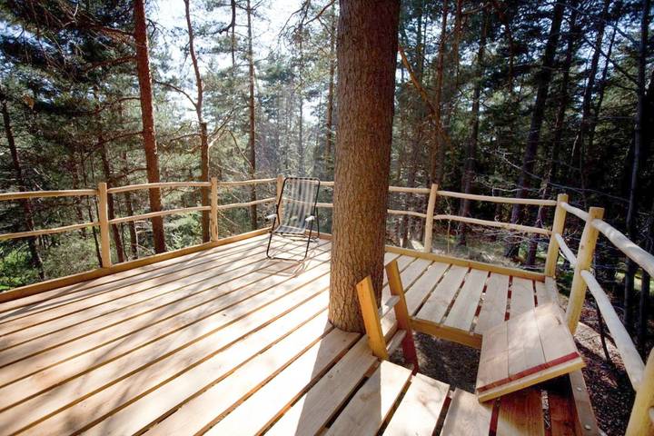 Location de vacances pour 2 personnes, avec terrasse et sauna ainsi que jardin et vue à Lapte - 3