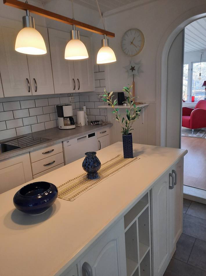 Ferienhaus mit Panoramablick über den See in Holmsjö, Schwedische Ostsee
