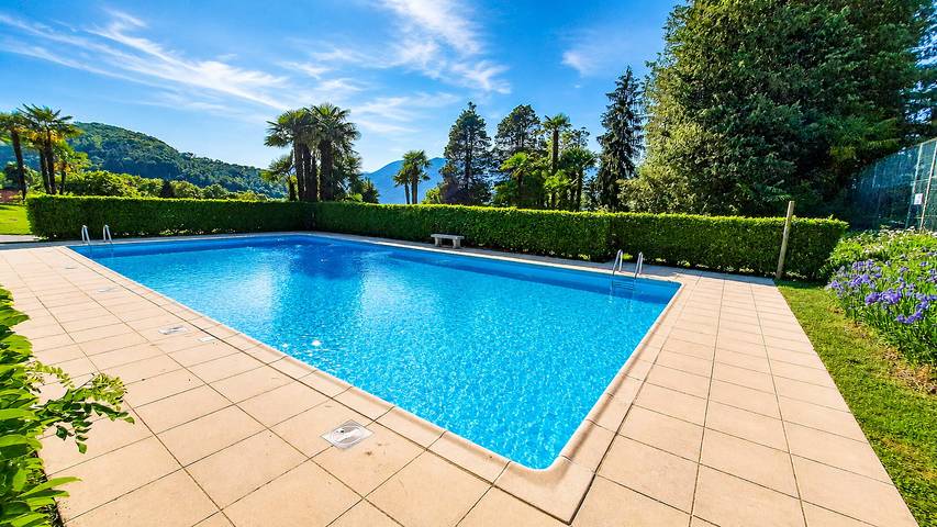 Ferienwohnung für 4 Personen, mit Balkon und Garten sowie Pool und Seeblick in Lago Maggiore (Lombardei) - 3