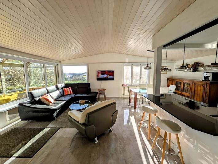 Location de vacances pour 8 personnes, avec Balcon et Jacuzzi ainsi que Terrasse et Jardin à La Neuveville