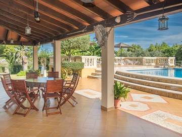 Prat de na Fideu 1 km von Alcudia: Grosse, schöne, komfortable Villa Can Cerda in Alcúdia, Mallorca Norden für 8 