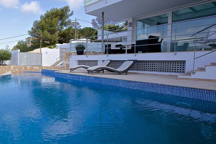 Villa für 10 Personen, mit Balkon und Garten sowie Whirlpool auf Ibiza - 2